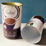 Airtight Paper Composite Cans , 63mm Cardboard Cylinder Containers