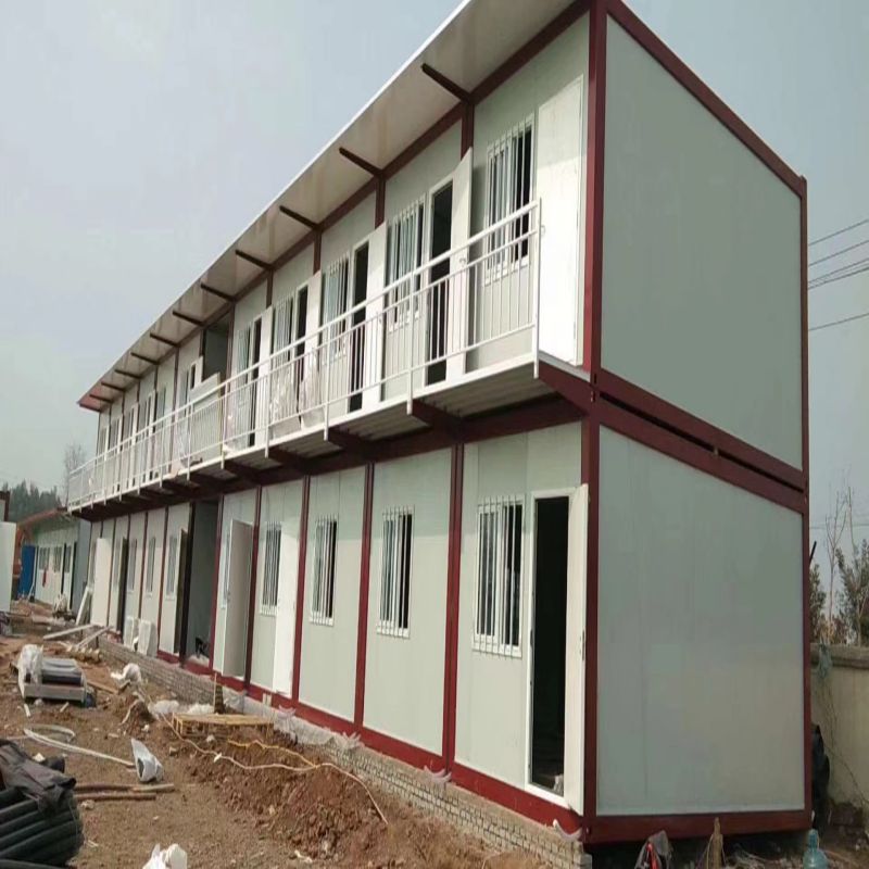 Modern White or Customized Color Prefabricated Casas for Office Apartment Living Homes
