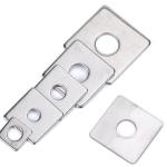 SUS304 Square Hole Washer Din434 Stainless Steel Square Washers