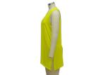 Super Comfort Yellow Patterned Cami Tops , Unique Ladies Sleeveless Tank Tops