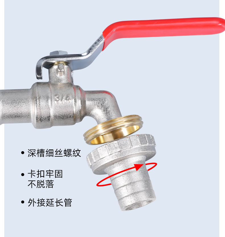 Plastic Connector S60X6 1/2" Double Faucet for Garden IBC Tank Adapter Tap Brass Material