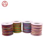 Rainbow Jade Nylon Thread for Leather Products Making Craft Rat Tail Jewelry