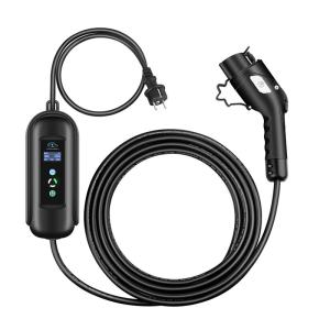 Quality LED Screen 7KW Type 2 Wall Box EV Charger Car Charging Units For Home SAE J1772 wholesale