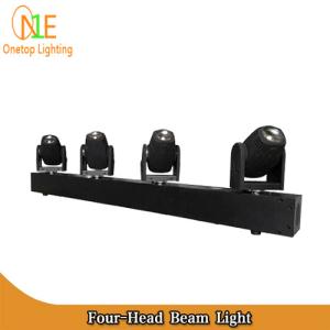 Quality 2016 New Bar White or RGBW Stage Light 4 heads 4pcs 10w led beam moving head light wholesale