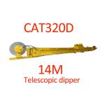 CAT320 Excavator Telescopic Arm Digging Depth 10M 32M