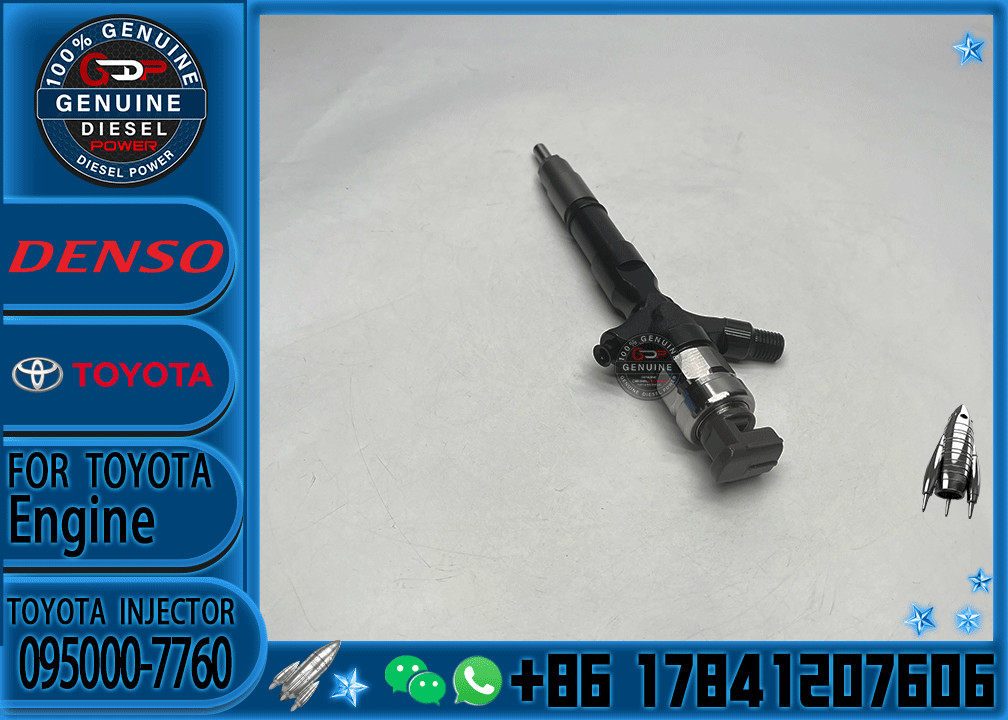 2kd Diesel Fuel Injector 23670-30300 095000-7760 095000-7761 095000-7751 095000-7750 Common Rail Diesel Inyector