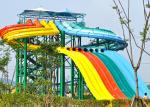 Extreme Water Park Slide , Children Fiberglass Sleigh / Cannon Water Slide