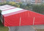 Chinese Style Red Outdoor Party Tents / Outside Canopy Tent For Wedding Events