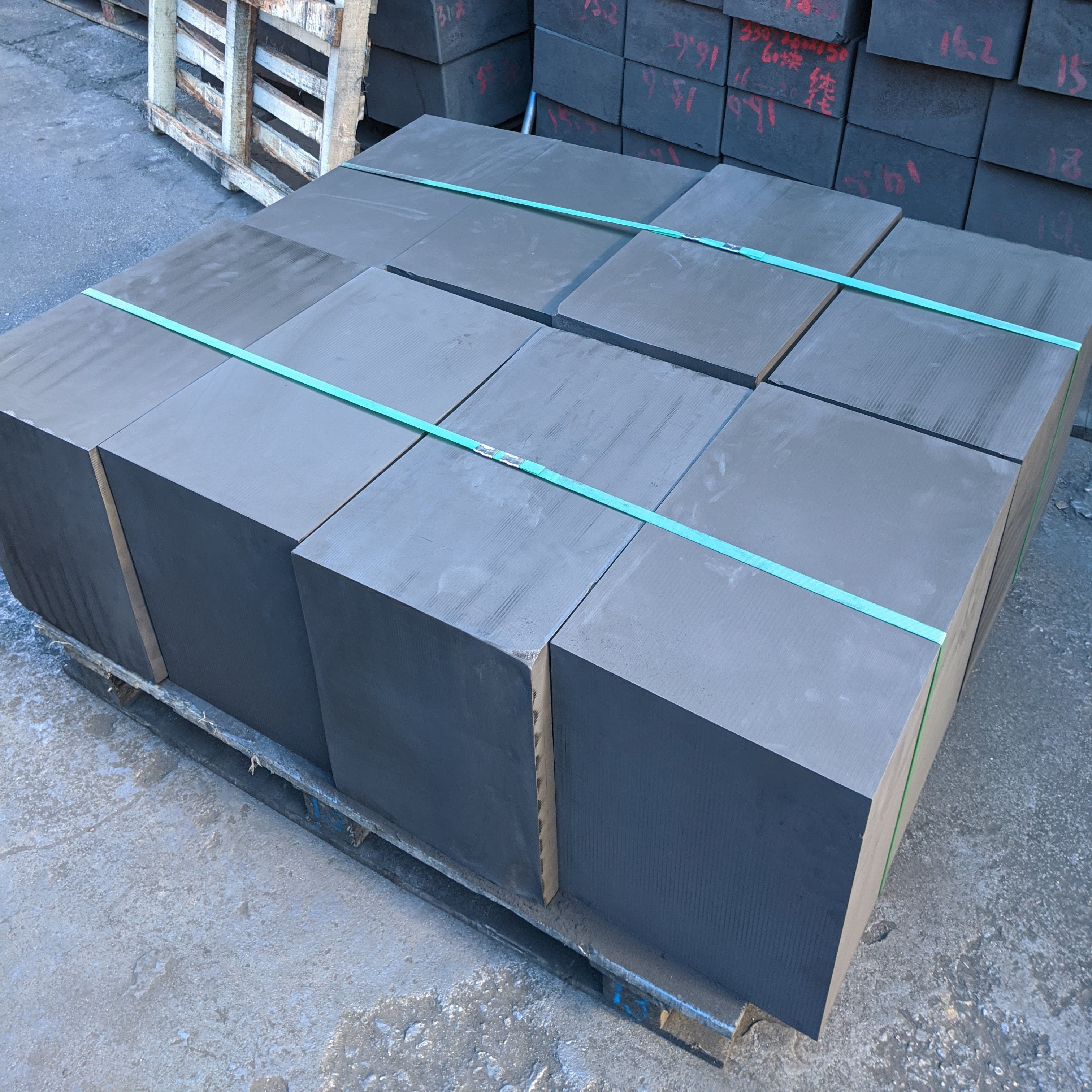 Isostatic graphite block used for EDM electric discharge machining