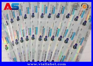 Quality Adhesive Sticker Peptide Bottle Labels Custom Vial Labels Pharmaceutical Printing wholesale