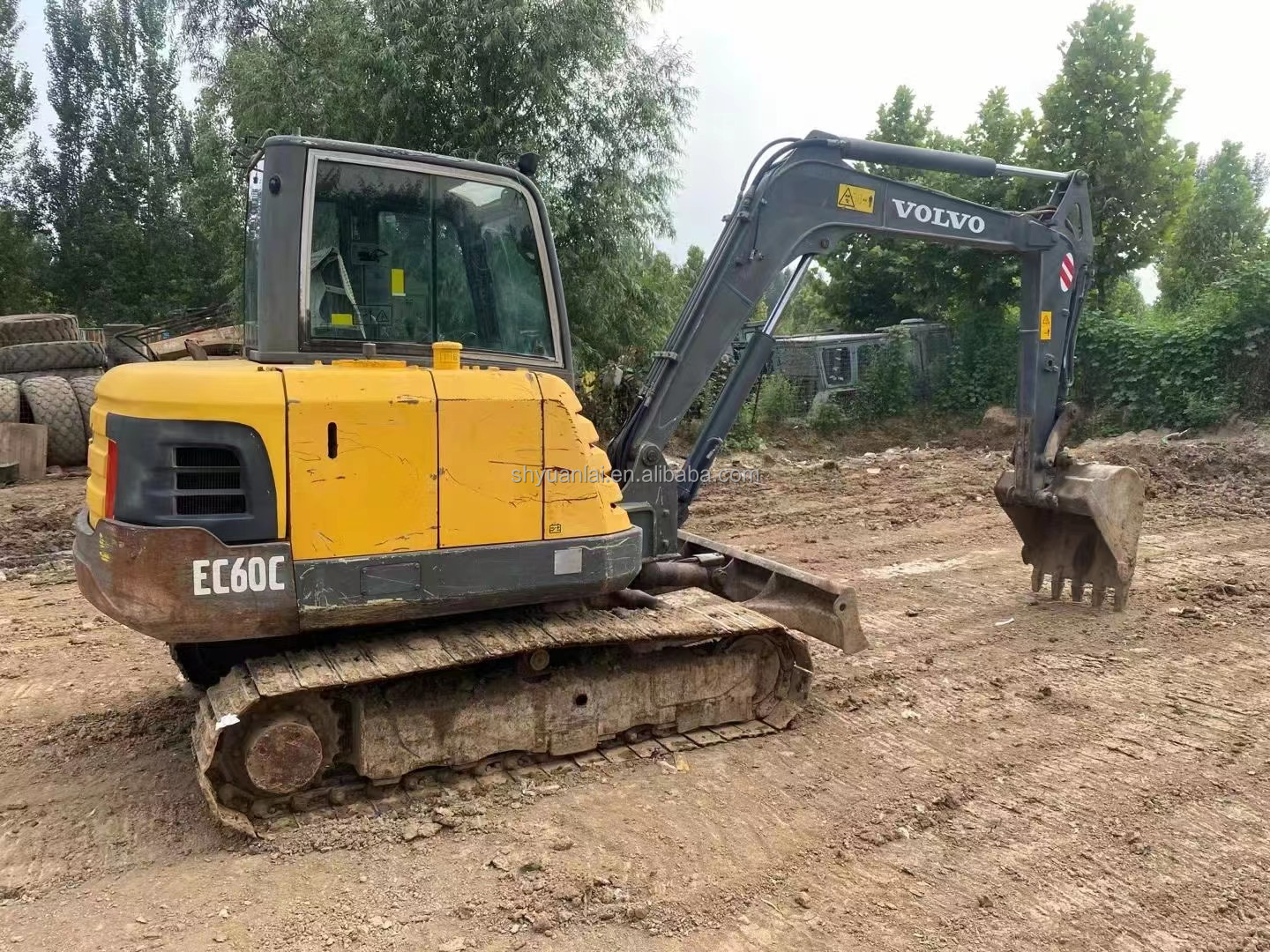 Mini Used Volvo EC55 EC60 Tracked Excavator For Heavy Duty Work