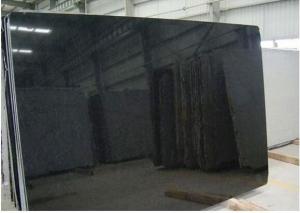 Quality Beautiful Appearance Polished Granite Stone , Natural Mongolia Black Granite wholesale