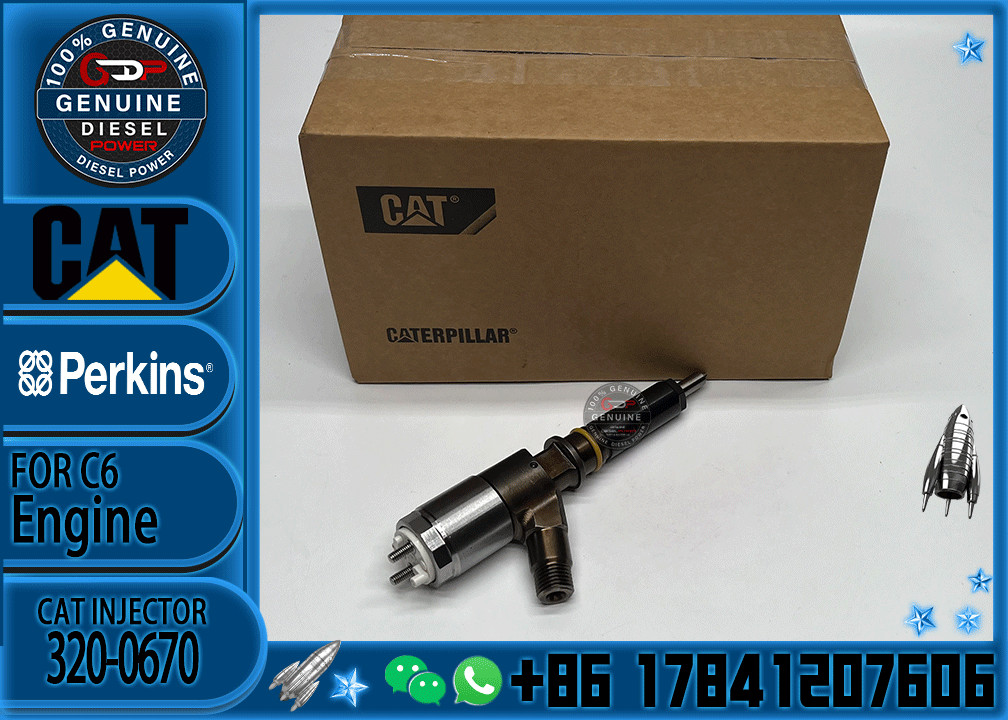 Common rail injector fuel injecto 10R-7675 2645A748 2645A743 320-0670 for C4.2 C6.4 Excavator C4.2 C6.4 320D