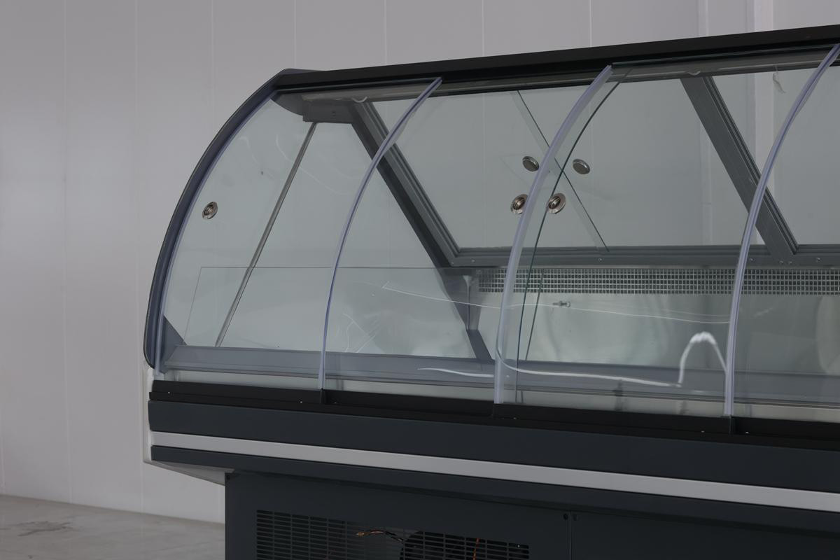 Butcher Shop Deli Display Refrigerator LED 346L Supermarket Meat Case Cooler