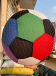 Inflatable Design 40cm Sport Football Toy for Kids Cloth Beach Balls Accepted