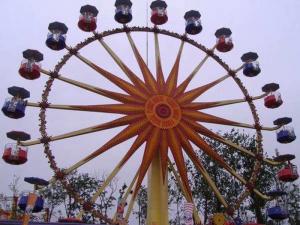 Quality Flower Cabins Design Amusement Park Ferris Wheel Driven By Electric Control System wholesale