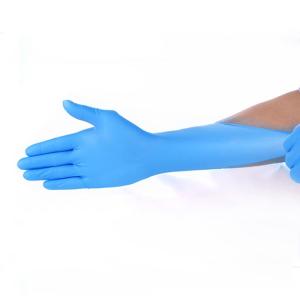 Quality Puncture Proof 15 Mil Disposable Nitrile Gloves Powder Free wholesale