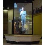 Reflective Transparent Projection Screen Film , Advertisement Holographic