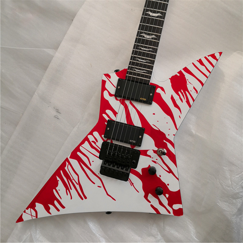 Strange shape 6 string electric guitar