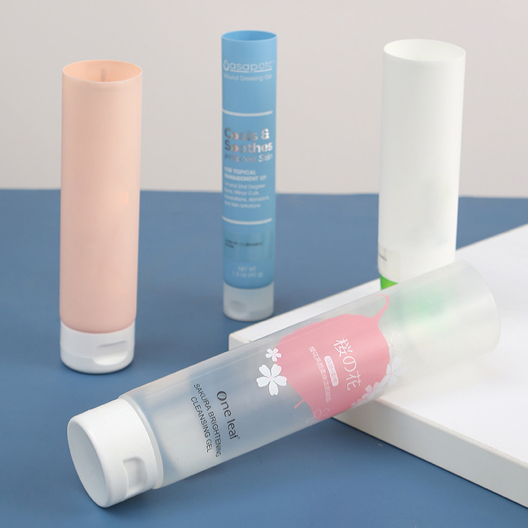 Biodegradable PE Soft Cosmetic Packaging Tube For Hand Cream Body Lotion