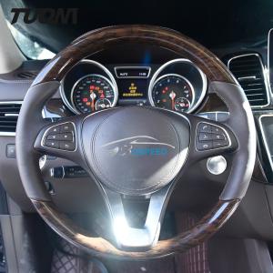 Quality ODM Round Wood Steering Wheel Mercedes Benz W205 Leather wholesale