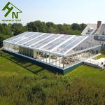 25x35m Clear Roof Glass Marquee Tent With Side Wall Outdoor Wedding Party