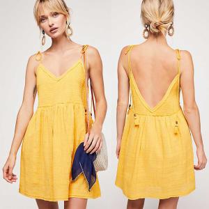 Quality Clothing Women Wholesale Manufacturer Mini Smocked Dress wholesale
