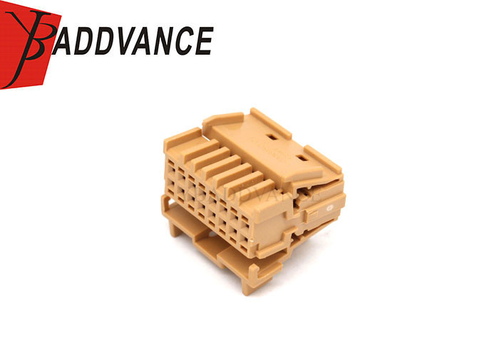 2301695-2 TE 16 Pin Female Brown PBT-GF10 Automotive Wire Harness Connector Housing