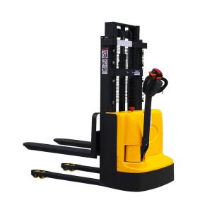 China Yellow Pallet Stacker 1200kg 1500kg Electric Pallet Stacker on sale