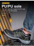 Genuine Leather Industrial Safety Shoes Mens Summer Shoes With Holes