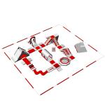 France Inflatable Commercial Water Park / Lake Inflatable Water Games Park