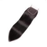 Natural Color Virgin Indian Straight Lace Closure With Hair Bundles Looks