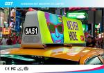 Wireless SMD2727 Taxi Led Display / Taxi Top Sign for Dynamic Advertising