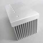 55mm Width Aa6063 Aluminium Extrusion Profiles Radiator , Extruded Aluminum