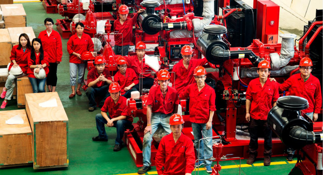 2000GPM 140PSI INDUSTRIAL DIESEL ENGINE DRIVEN FIRE PUMP UL/FM END SUCTION PUMP SET