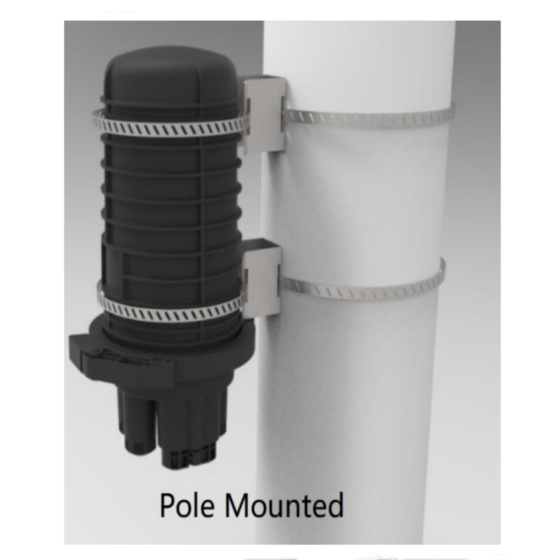 FTTH FTTX Fiber Optic Equipment IP68 Dome Type Splice Closure Box 4-144 Vertical Connector