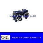 Combination Worm Gear Units Gearbox Aluminum Case NMRV / NMRV030+040 , 030+050 ,