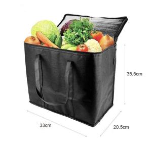 Quality Non Woven Aluminum Foil Takeaway Thermal Bag Portable Heat Preservation Bag wholesale