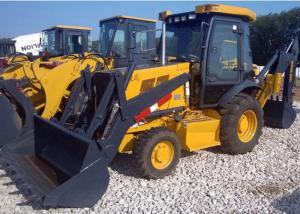 Quality Wheeled Hydraulic Backhoe for Compact Tractor 7400 Kg Operating Weight wholesale