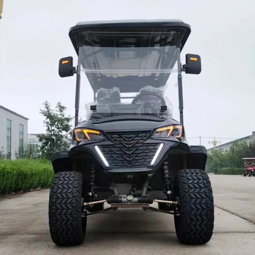 Lead-acid Cell 4000W AC Motor Comfortable Street Legal 2 Seater Electric Golf Cart