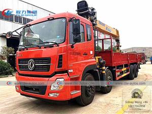 Quality 8x4 Dongfeng Kingland Truck Mounted Telescopic Crane With Construction Equipment wholesale