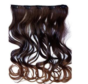 Quality Silky Korea Clip In Synthetic Hair Extensions Heat Resistant Natural Looking wholesale