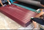 1500 - 3800mm Length JIS G3322 CGLCC, ASTM A792 Prepainted Corrugated Steel Roof
