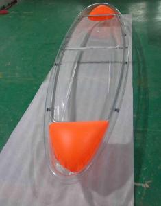 Quality Customized Clear Polycarbonate Boat For Fishing / Crystal Pc Canoe wholesale