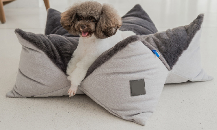 Star Shape Nordic Plush Dog Bed 31.4 Inch