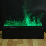Overheating Protection Wall Mounted Electric Fireplace European Style Artificial