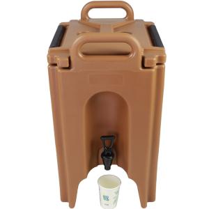 Quality Brown LLDPE PU Insulated Liquid Dispenser 10kg With 20L Capacity wholesale