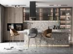 Supplier Modern Kitchen Cabinet Shaker With Islands Design Good Strength