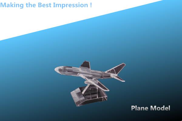 glass model/plane crystal/crystal craft/crystal planemodel/glass craft/crystal