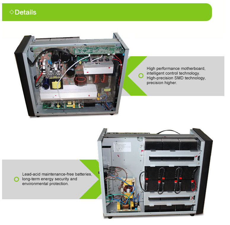 1.6KW High Frequency Online UPS 2KVA Long Time Backup Ups For Computer